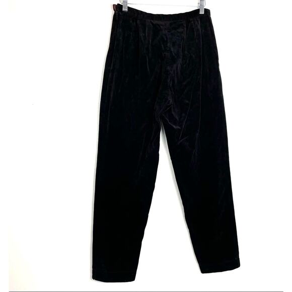 Vintage Gap Black Velvet Pants High Rise 10 - Picture 1 of 8
